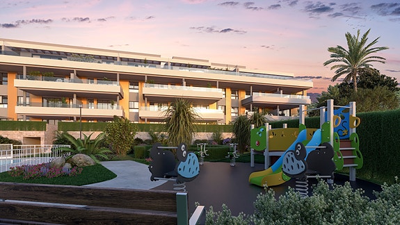 Penthouse med 3 soverom | 5 min gange til strand | Havutsikt | Nytt eksklusivt boligprosjekt