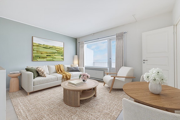 Velkommen til Bergensveien 4A! Dette er et oppussingsobjekt med stort potensiale for å skape ditt drømmehjem! - Digital styling/møblering for inspirasjon!