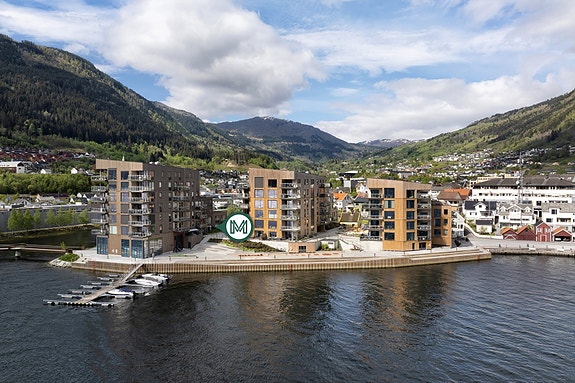 Velkommen til Lerum Brygge! Lekker 2-romsleilegheit i 1.etg.