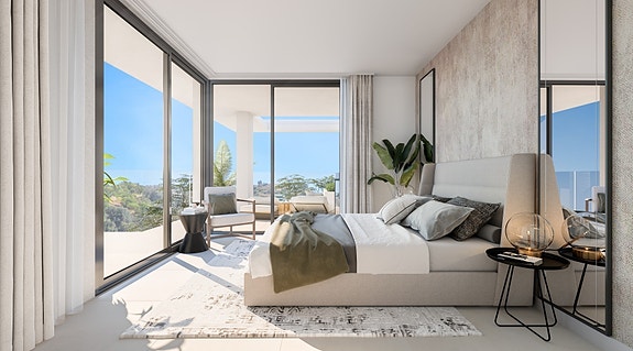 SKY VILLA - Penthouse med 3 soverom  og 2 bad | Eksklusive fellesområder | Et attraktivt område