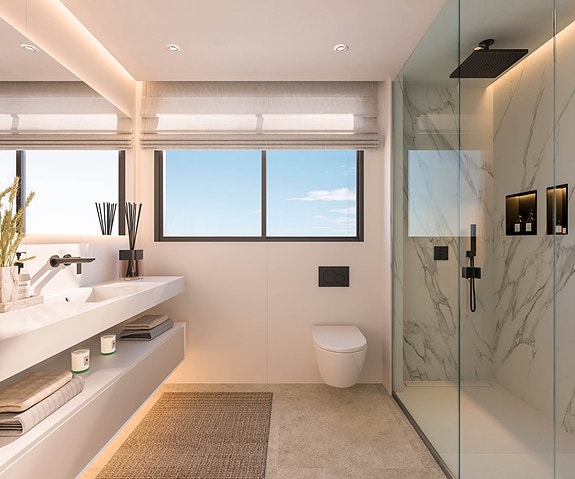 Eksklusiv penthouse - 3 soverom - Flotte fellesområder - Fantastisk havutsikt!