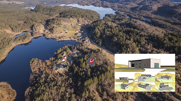 Stor tomt, enkel opparbeidelse og klar til bygging. .jpg.jpg