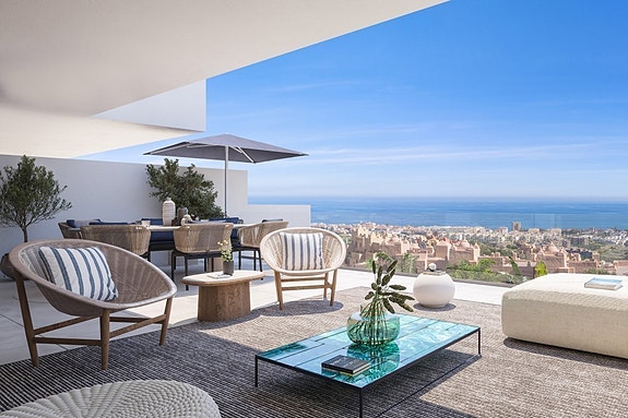 Nydelige leiligheter med store terrasser og fantastiske fellesområder | 3 soverom og 2 bad