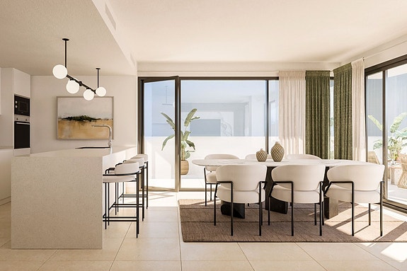 Nydelige leiligheter med store terrasser og fantastiske fellesområder | 3 soverom og 2 bad