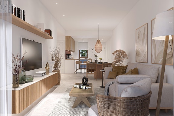 Nyhet! Duplex leilighet| 3 soverom og 2 bad | Takterrasse | Nydelig fellesområde