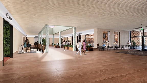 Velkommen til Varden - et helt nytt og moderne bydelssenter. Illustrasjon - Avvik vil forekomme.