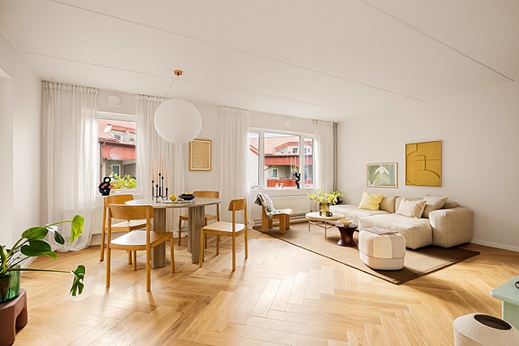 Kjøkken, gulv, bad og overflater oppgradert mellom 2020-2024