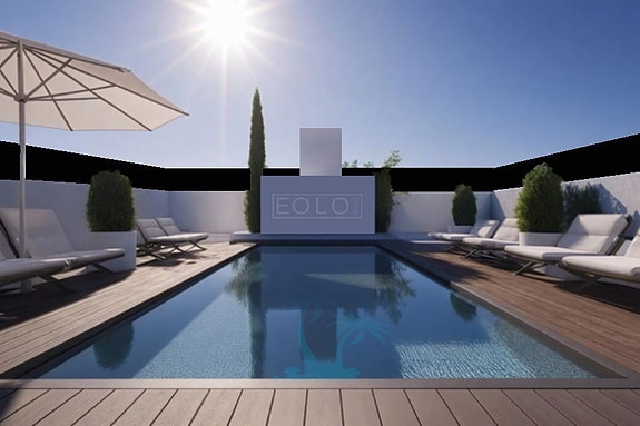 Toppleilighet med stor takterrasse - Moderne design nær sjø og natur - Parkering og bod