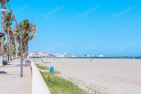 Penthouse | Like ved stranden i Santa Pola | Flott fellesområde med basseng