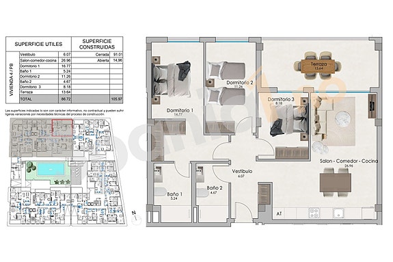 Ny moderne leilighet med 3 soverom og 2 bad | Terrasse | Flotte fellesområder!