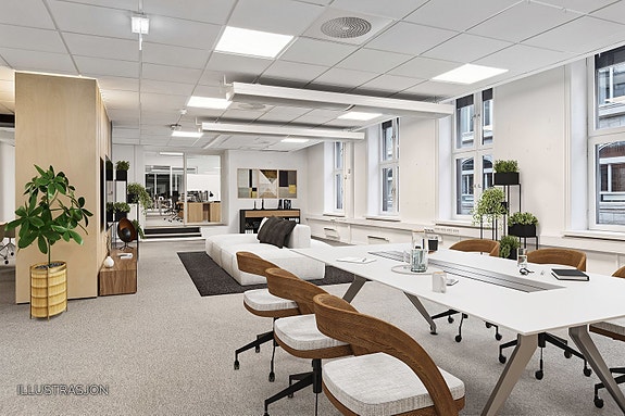 Slik kan kontoret bli med møbler