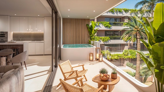 Ny boligdrøm i Marbella | Luksuriøs penthouse med 4 soverom | Eksklusivt prosjekt med takbasseng, spa og høy komfort