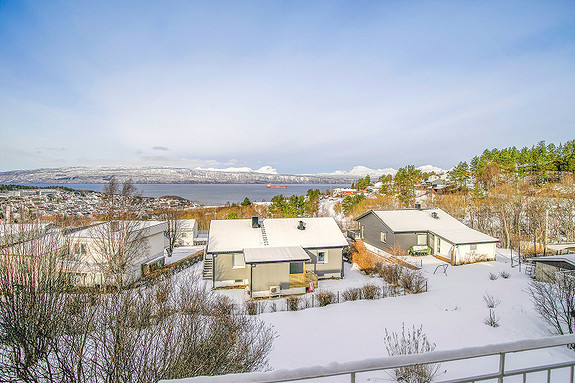 Fantastisk utsikt fra balkong!