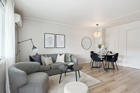 Plass til spisebord!