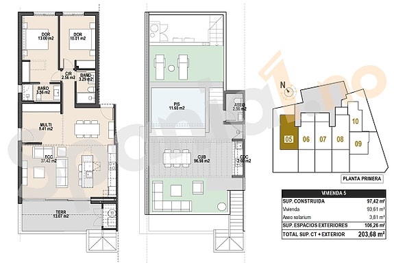 Råflott penthouse med 3 soverom og 2 bad | Nydelig takterrasse med pergola, jacuzzi og basseng  | Parkering