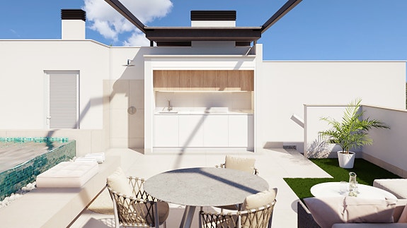 Råflott penthouse med 3 soverom og 2 bad | Nydelig takterrasse med pergola, jacuzzi og basseng  | Parkering