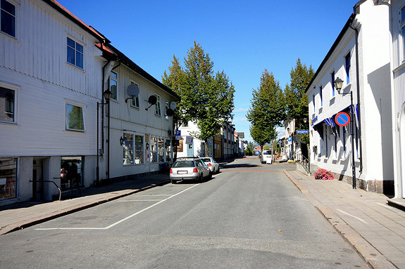 Vestfossen, hovedgate
