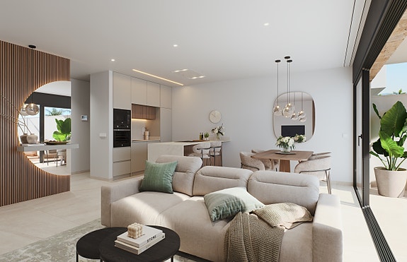 SOLGT! Ny moderne villa med 3 soverom, privat basseng og hage | Mulighet for takterrasse