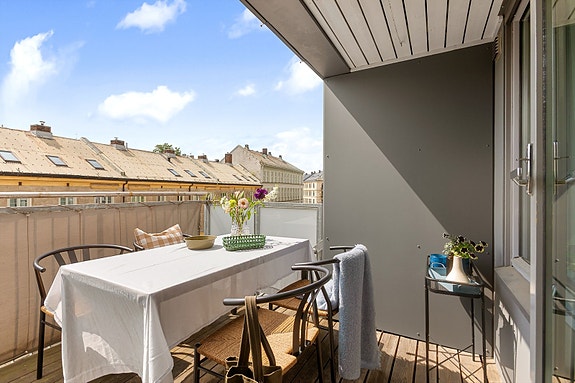 Velkommen til Sannergata 6E, presentert av Susanna Hjelset og Marius Kristoffersen ved Nordvik Bygdøy Allè