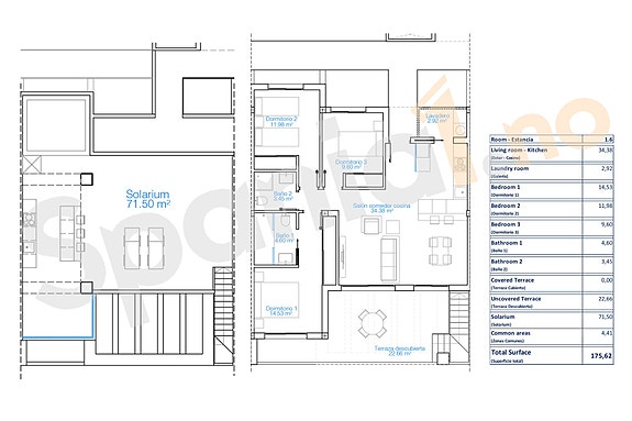 Ny Penthouse med havutsikt - Like ved stranden - Turistlisens - 3 soverom, 2 bad og flotte fellesfasiliteter