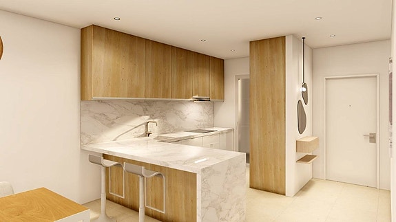 Ny Penthouse med havutsikt - Like ved stranden - Turistlisens - 3 soverom, 2 bad og flotte fellesfasiliteter