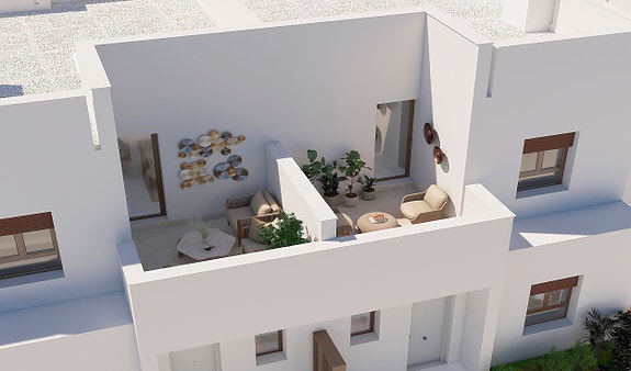 Nytt moderne rekkehus med egen garasje | 3 soverom og 2 bad | Høye kvaliteter | Terrasse og hage | Nydelig fellesområde