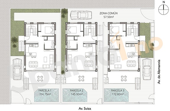 SOLGT! Eksklusive villaer 70 meter fra stranden i La Mata - med havutsikt, basseng og takterrasse - 4 soverom