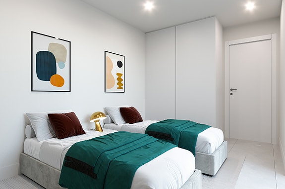 Strøken villa med 3 soverom og 2 bad |  Alt på et plan | Uteområde med basseng | Takterrasse 81m2