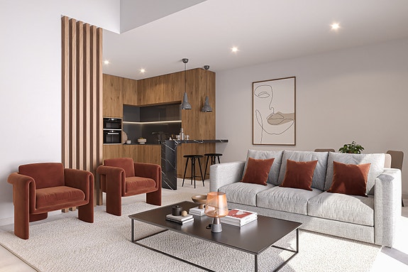 Strøken villa med 3 soverom og 2 bad |  Alt på et plan | Uteområde med basseng | Takterrasse 81m2