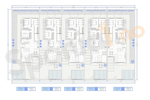 Strøken villa med 3 soverom og 2 bad |  Alt på et plan | Uteområde med basseng | Takterrasse 81m2
