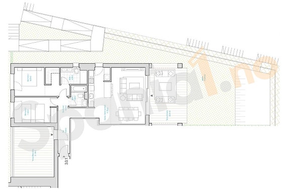 Eksklusiv leilighet med 3 soverom og moderne komfort  | Golfutsikt og luksuriøse fellesfasiliteter