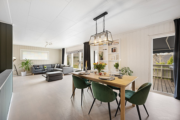 God plass til spisestue
