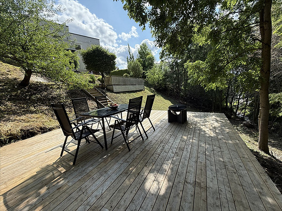 Koselig terrasseplatting!