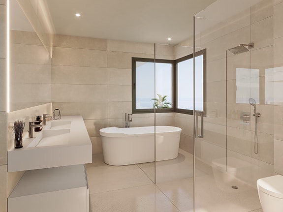 Stor luksuriøs leilighet med 4 soverom | Terrasse med basseng | eksklusive fellesområder