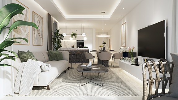 Klar for innflytting! Luksus-leilighet med attraktiv beliggenhet | 3 soverom og 2 bad | Kort vei til restauranter