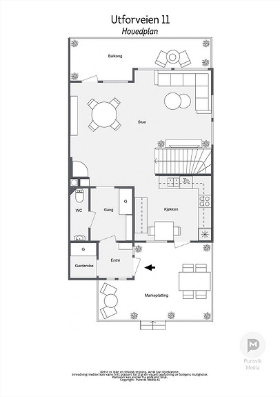 Plantegning hovedplan