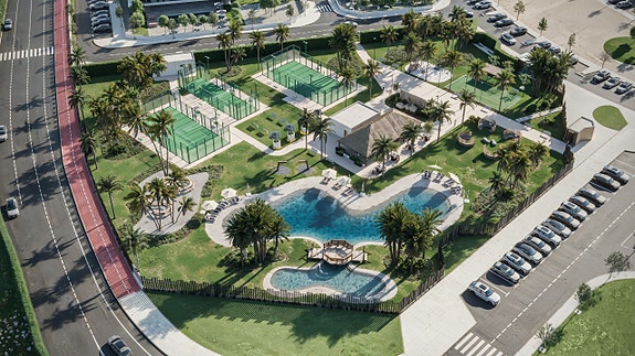 Moderne villa med 3 soverom | Privat basseng og takterrasse | Parkering