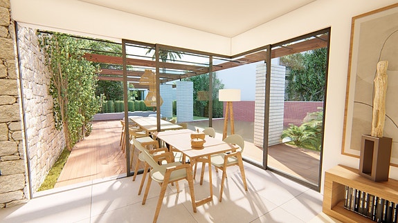 Moderne villa med 3 soverom | Privat basseng og takterrasse | Parkering