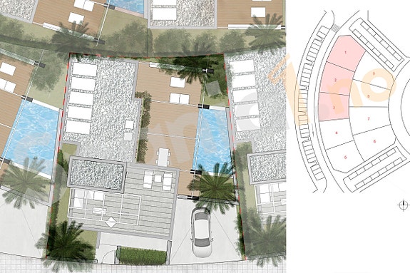 Moderne villa med 3 soverom | Privat basseng og takterrasse | Parkering