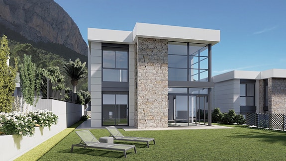 Moderne villa med  4 soverom og 3 bad | Stort uteområde med basseng  | Parkering