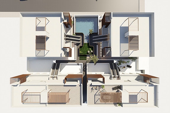 Moderne penthouse-leilighet med 3 soverom og 2 bad | Takterrasse på 78 m2 | Flotte fellesområder