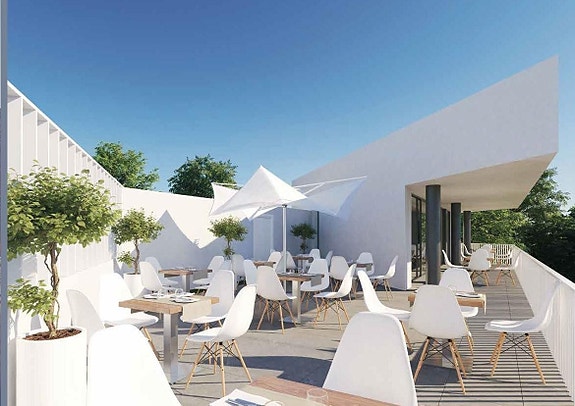 Leilighet med 3 soverom og sørvestvendt terrasse - Moderne anlegg med treningssenter, basseng og klubbadgang