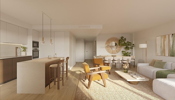 Penthouse med stor terrasse - 3 soverom og 2 bad - Nærhet til strand - Vakre fellesområder