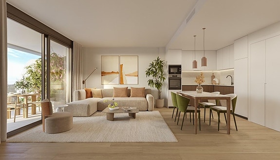 Penthouse med stor terrasse - 3 soverom og 2 bad - Nærhet til strand - Vakre fellesområder