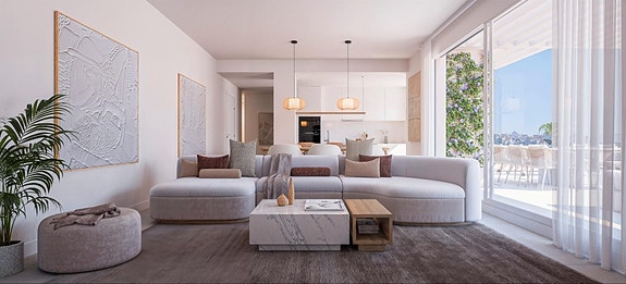 Leilighet med 3 soverom og romslig terrasse - Komplett fellesanlegg med basseng og treningssenter