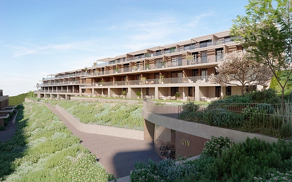 Leilighet med 3 soverom og romslig terrasse - Komplett fellesanlegg med basseng og treningssenter