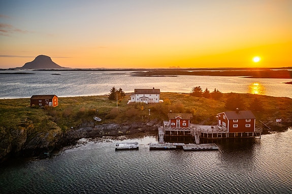 Enestående eiendom på privat øy i havgapet.