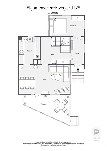 Plantegning 1. etasje