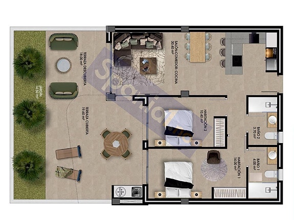 Nye leiligheter med to eller tre soverom, solrike terrasser og fantastiske fellesarealer