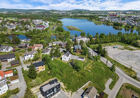 Høyt beliggende med utsikt over Lillestrøm